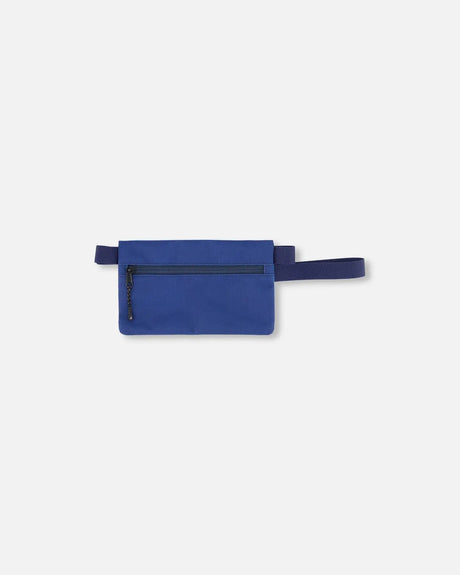 Double Pencil Case Blue Gradient Dinosaur Print | Deux par Deux | Jenni Kidz