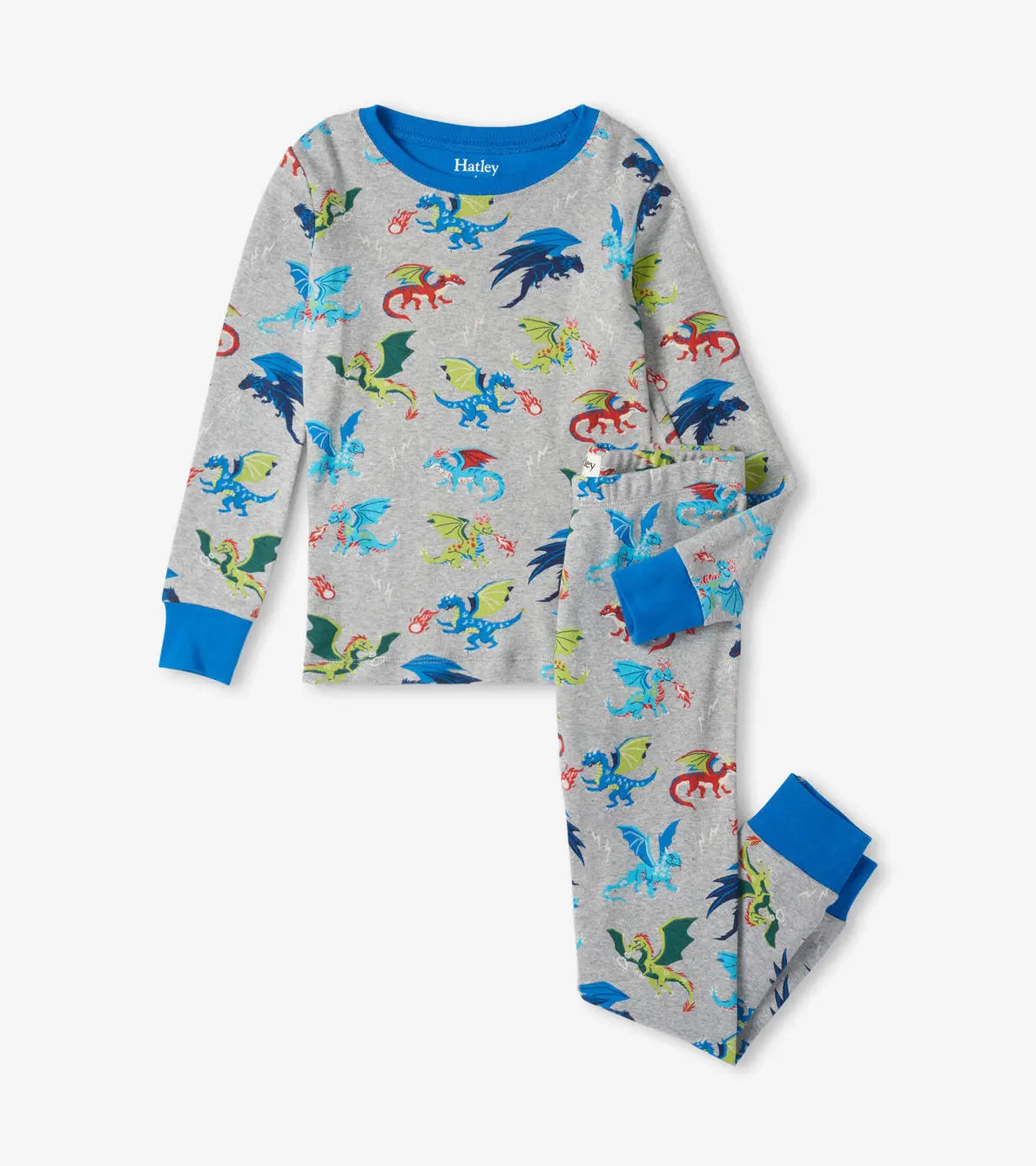 Dragon Realm Kids Organic Cotton Pajama Set | Hatley | Hatley | Jenni Kidz