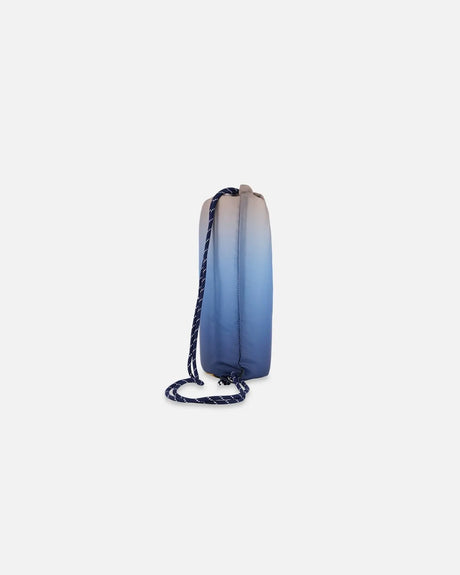 Drawstring Bag Blue And Beige Gradient | Deux par Deux | Jenni Kidz