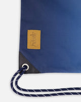 Drawstring Bag Blue And Beige Gradient | Deux par Deux | Jenni Kidz
