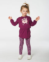 Elastic Waist Tunic Burgundy | Deux par Deux | Jenni Kidz