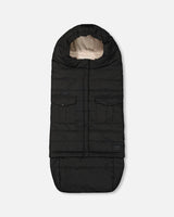 Evolutive Baby Footmuff Designed For Car Seat And Stroller Black | Deux par Deux | Jenni Kidz