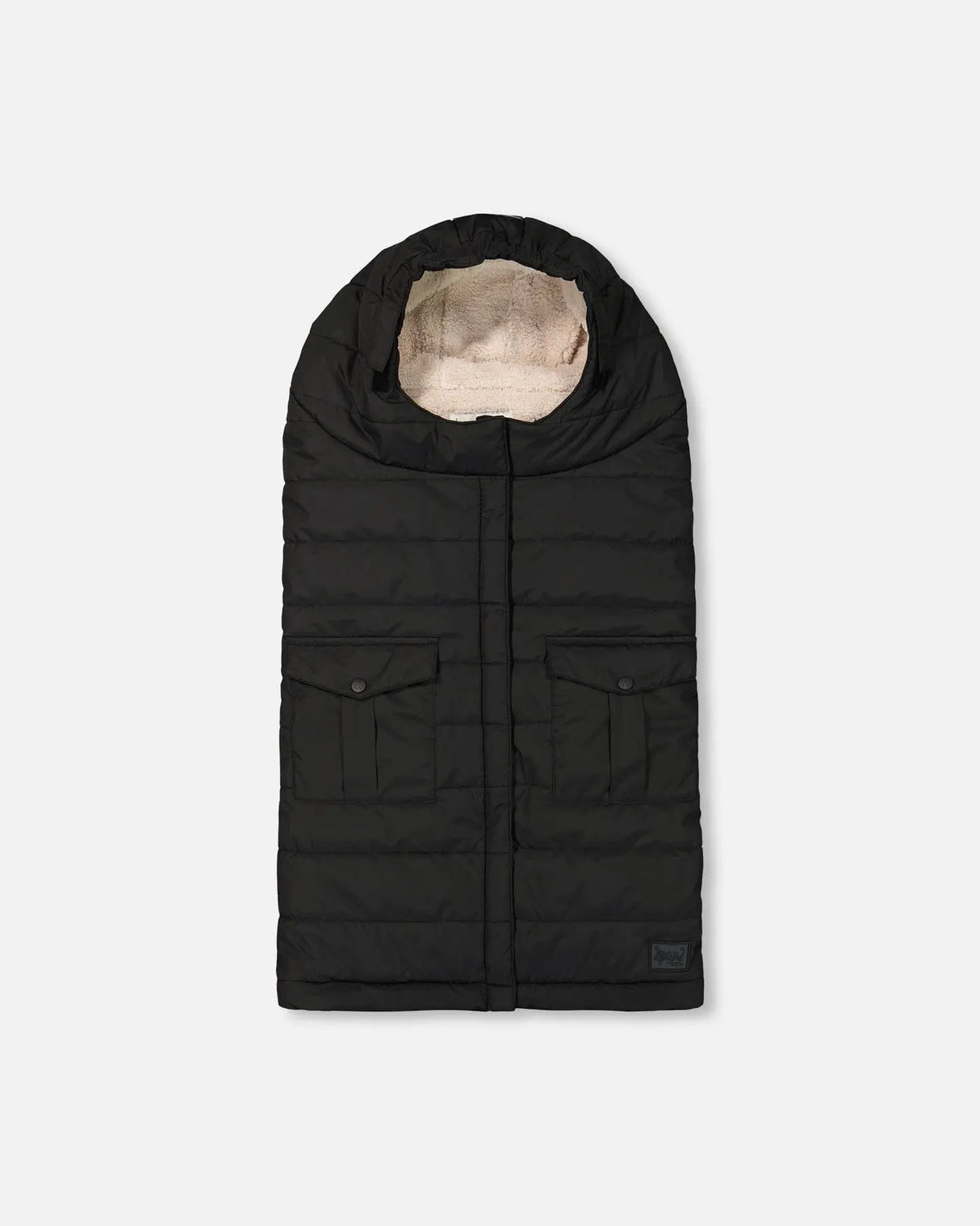 Evolutive Baby Footmuff Designed For Car Seat And Stroller Black | Deux par Deux | Jenni Kidz
