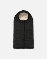 Evolutive Baby Footmuff Designed For Car Seat And Stroller Black | Deux par Deux | Jenni Kidz
