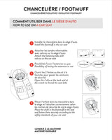 Evolutive Baby Footmuff Designed For Car Seat And Stroller Chanterelle | Deux par Deux | Jenni Kidz