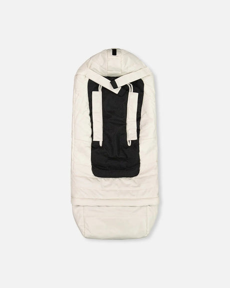 Evolutive Baby Footmuff Designed For Car Seat And Stroller Off-White | Deux par Deux | Jenni Kidz