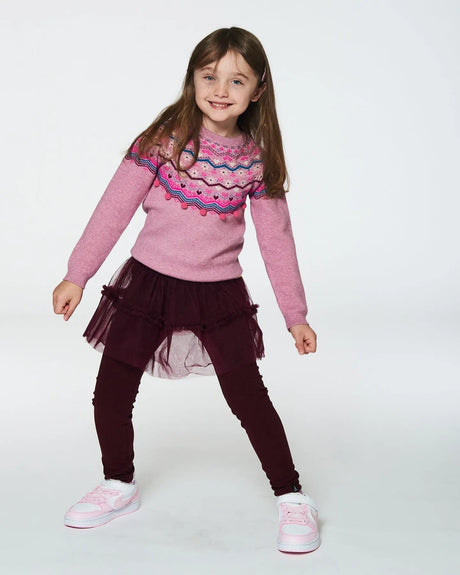 Fairisle Sweater Lavender | Deux par Deux | Jenni Kidz