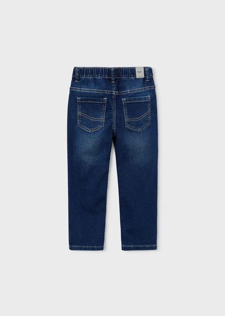 Flat lay back view of Mayoral boy jogger jeans