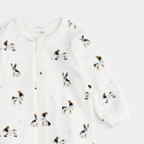 French Bulldogs Print on Footed Sleeper | Petit Lem | Petit Lem | Jenni Kidz