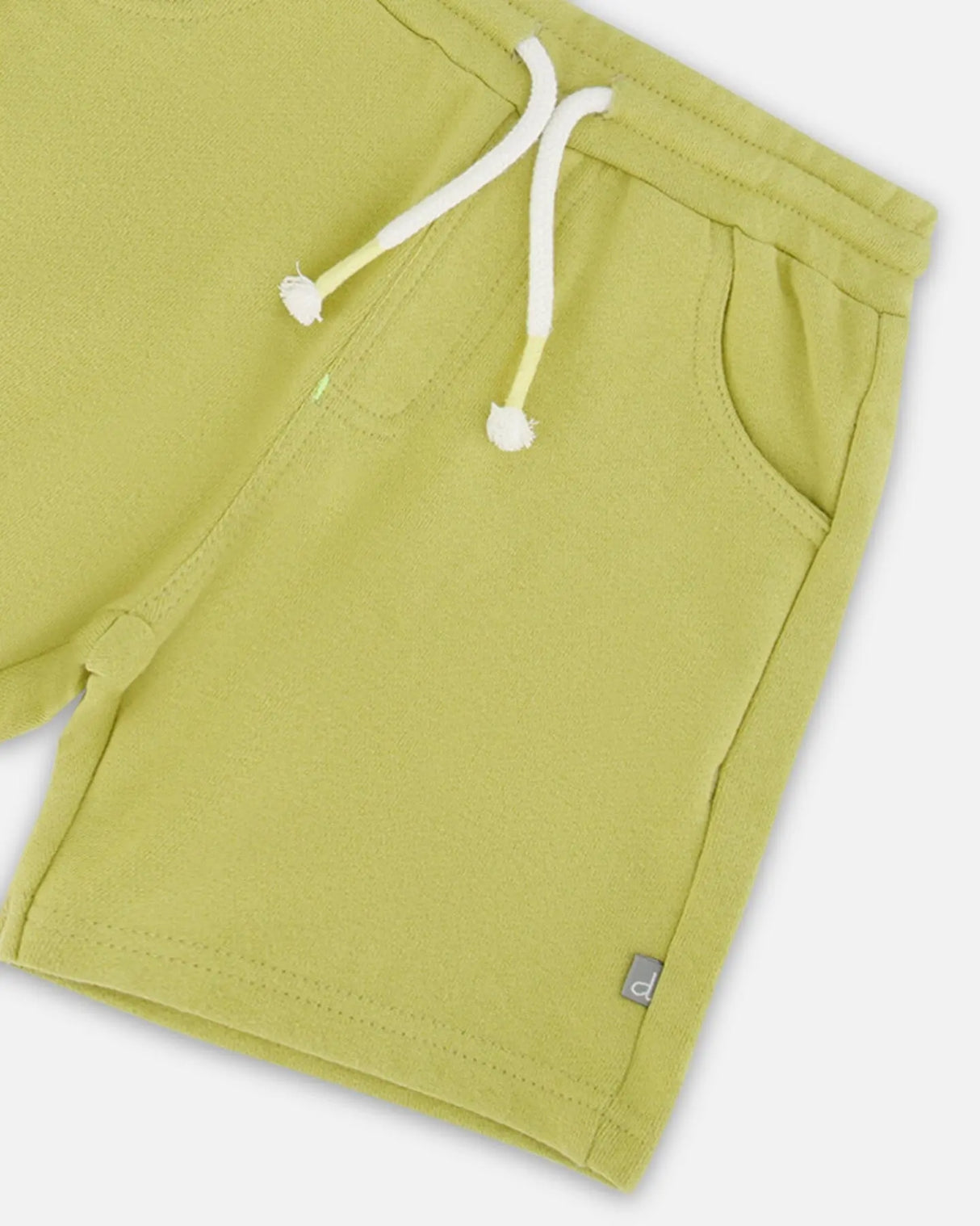 French Terry Short Lime | Deux par Deux | Jenni Kidz