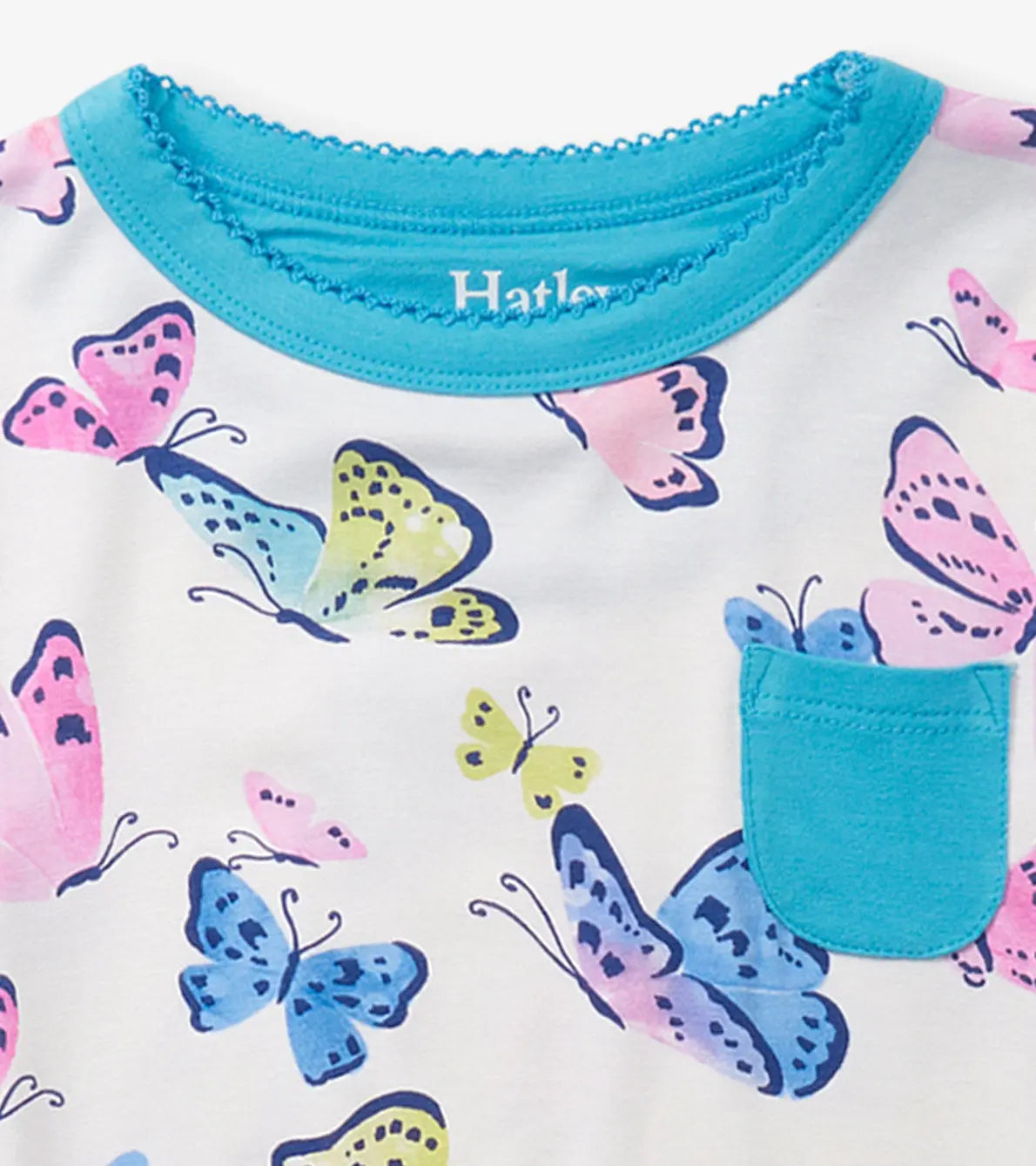 Girls Big Butterflies Bamboo Short Pajama Set | Hatley | Hatley | Jenni Kidz