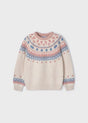 Girls Knitted Jacquard Sweater | Mayoral | Mayoral | Jenni Kidz