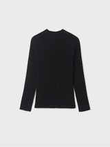 Girls Ribbed Knit Mockneck Long Sleeve - Black | Mayoral | Mayoral | Jenni Kidz