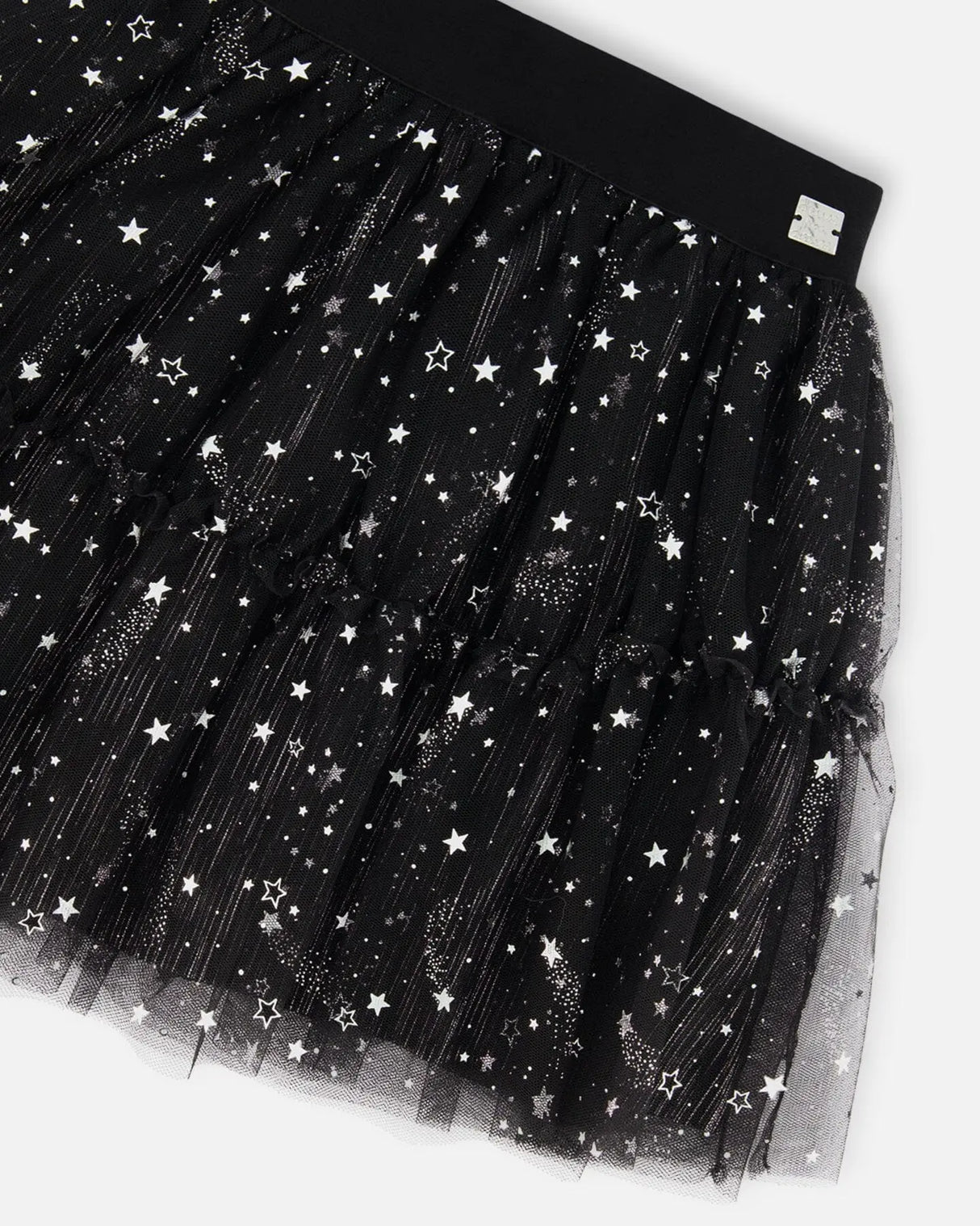 Glittering Tulle Skirt Black | Deux par Deux | Jenni Kidz