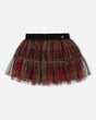 Glittering Tulle Skirt Red Plaid | Deux par Deux | Jenni Kidz