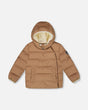 Compressible Winter Puffy Coat Designed For Car Seat Chanterelle-0