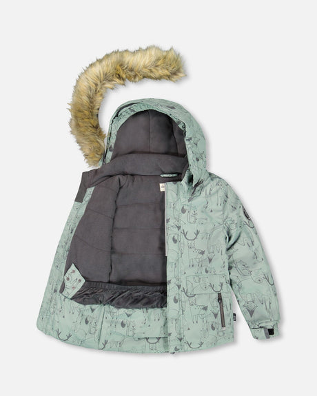 Two-Piece Discover Snowsuit Dark Gray-1