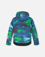 Two-Piece Play Snowsuit With Printed Jacket Black-3