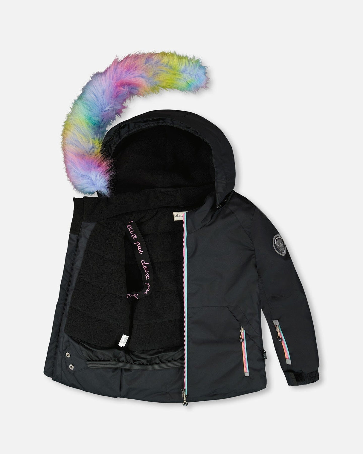 Two-Piece Play Snowsuit Rainbow Leopard-2