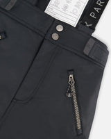 Solid Play Snow Pants Black-3