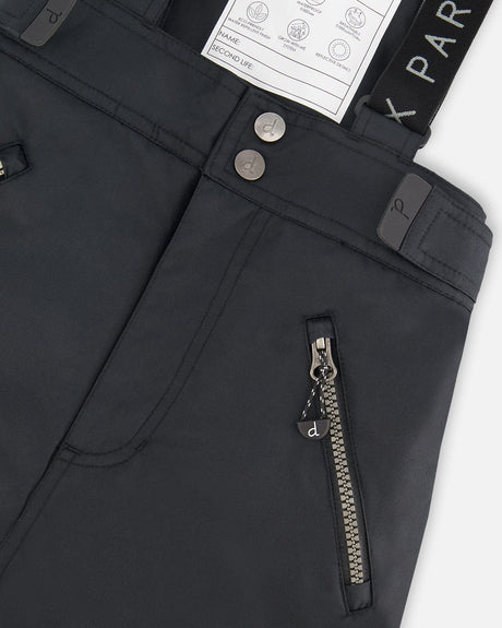 Solid Play Snow Pants Black-3