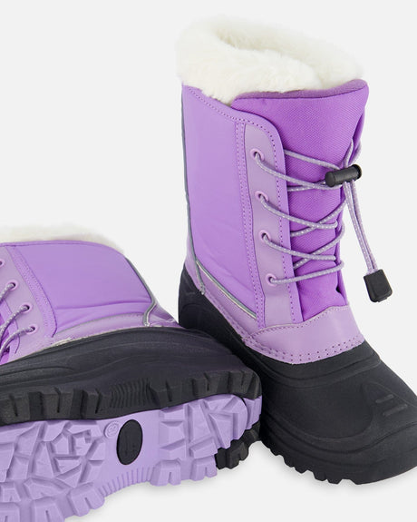 Winter Boots Lavender With Removable Liner-0