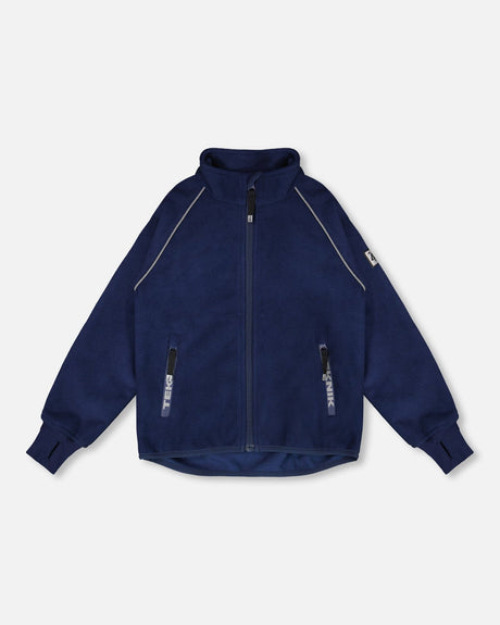 Mid-Layer Teknik Jacket Navy Blue-0