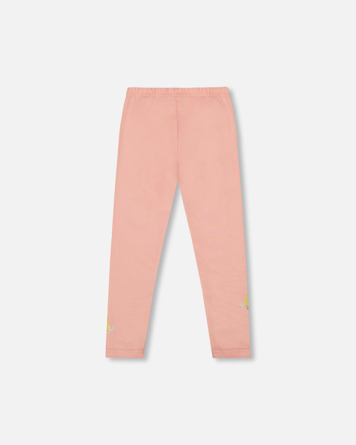 Organic Cotton Leggings Dusty Pink With Unicorn Print-2