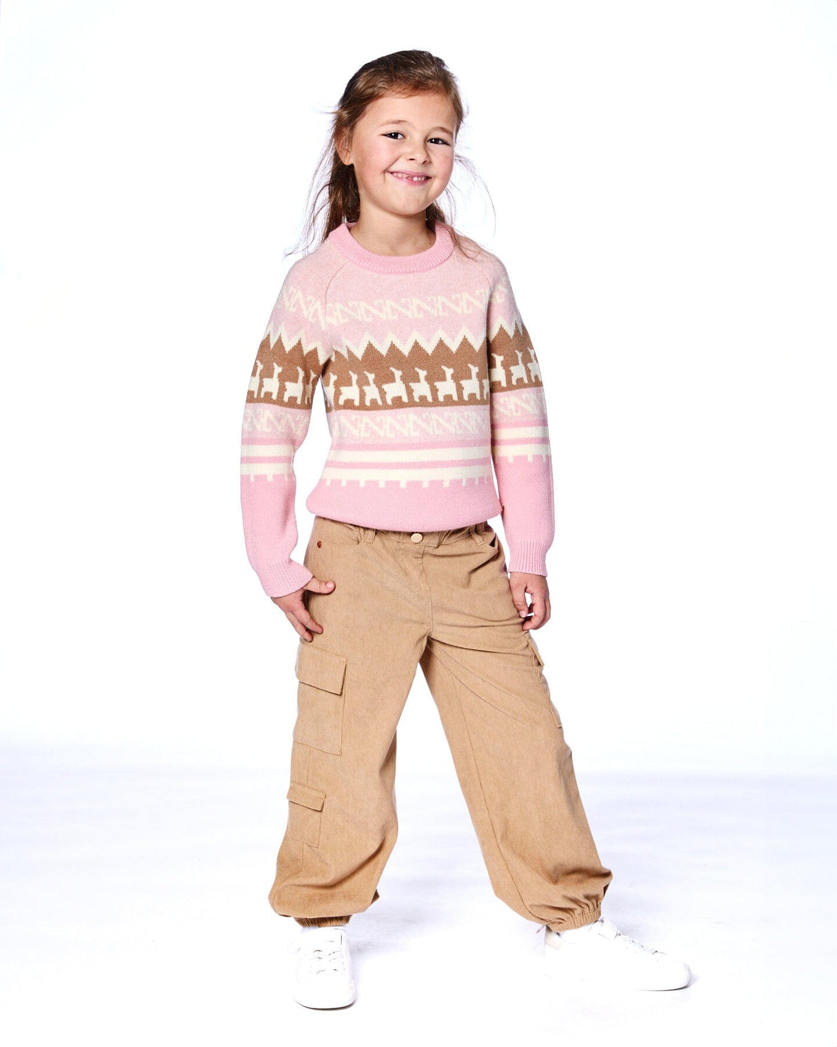 Parachute Corduroy Pants With Cargo Pockets Light Pecan Brown-2