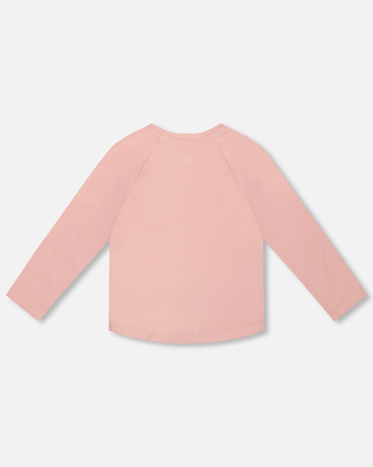 Organic Cotton T-Shirt Dusty Pink With Llama-3
