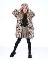 Printed Fake Fur Bucket Hat-2