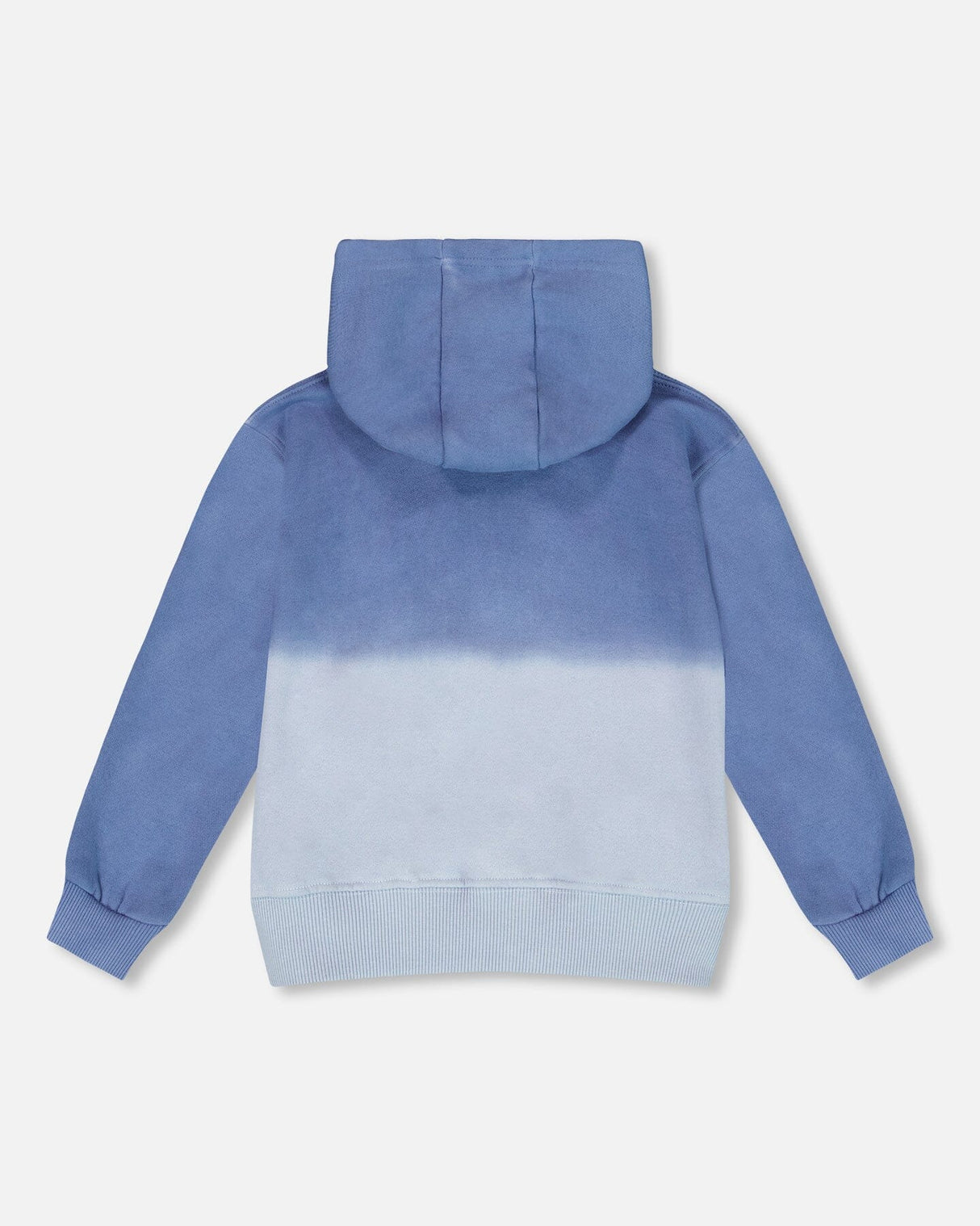 Full Zip Hooded Fleece Jacket Blue-1