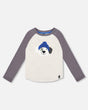 Raglan Sleeve Organic Cotton Jersey Tee Light Heather Gray-0