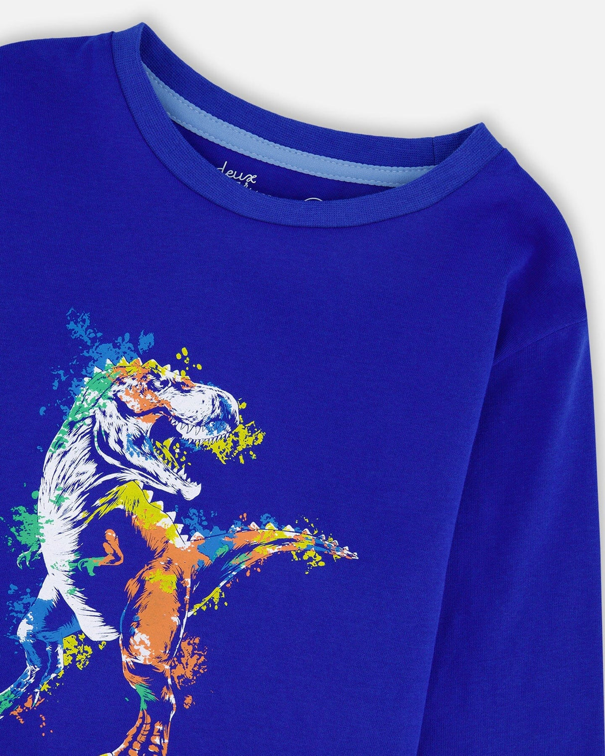 Long Sleeve Jersey Tee Blue-3