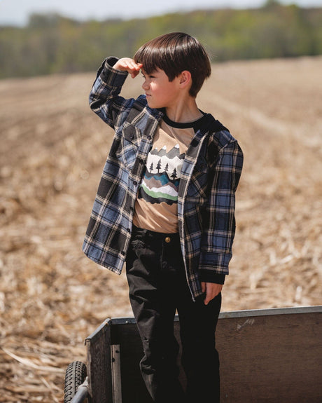 Long Raglan Sleeve Jersey Tee Beige-1