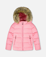 Puffy Winter Jacket Pink-0