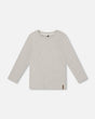 Organic Cotton Jersey Pocket T-Shirt Heather Beige Gray-0