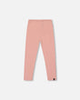 Ribbed Leggings Pink-0