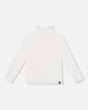 Super Soft Ribbed Mock Neck Top Off-White-0