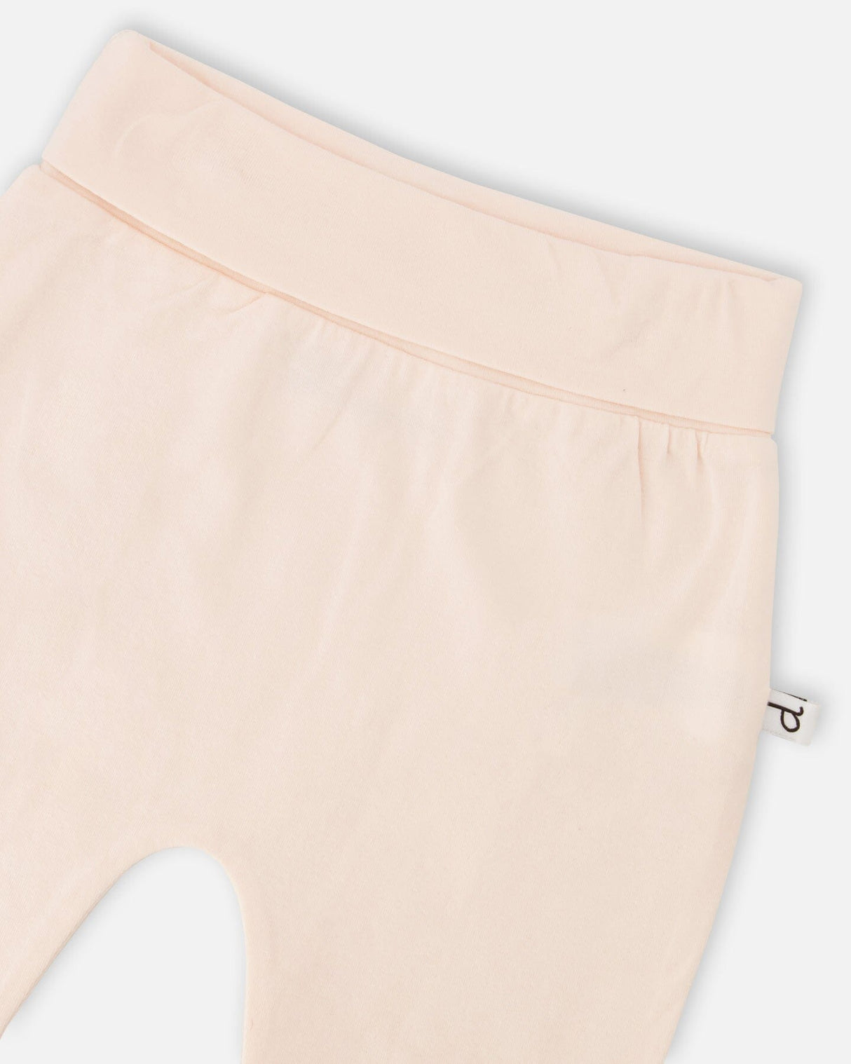 Organic Cotton Jersey Evolutive Pants Peach-2