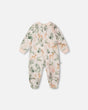 Organic Cotton Jersey One-Piece Pyjama Peach Deer Print-0