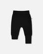 Organic Cotton Jersey Evolutive Pants Black-0