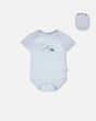 Evolutive Organic Cotton Jersey Onesie Sky Blue-0
