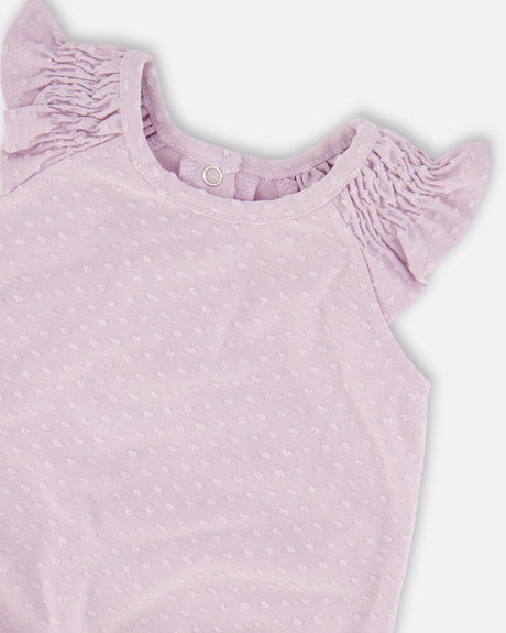 Jersey Romper Lavender-2