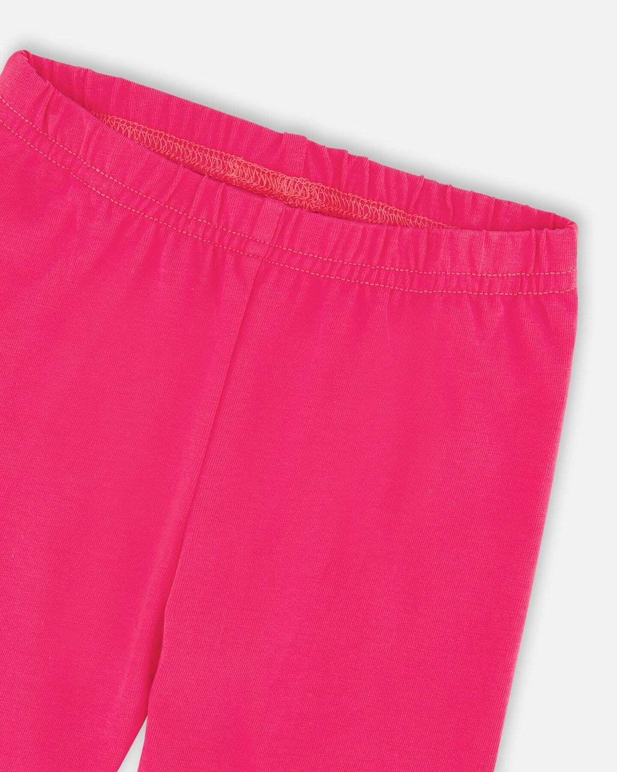 Tunic And Organic Cotton Capri Set Off White Printed Flowers And Pink-4