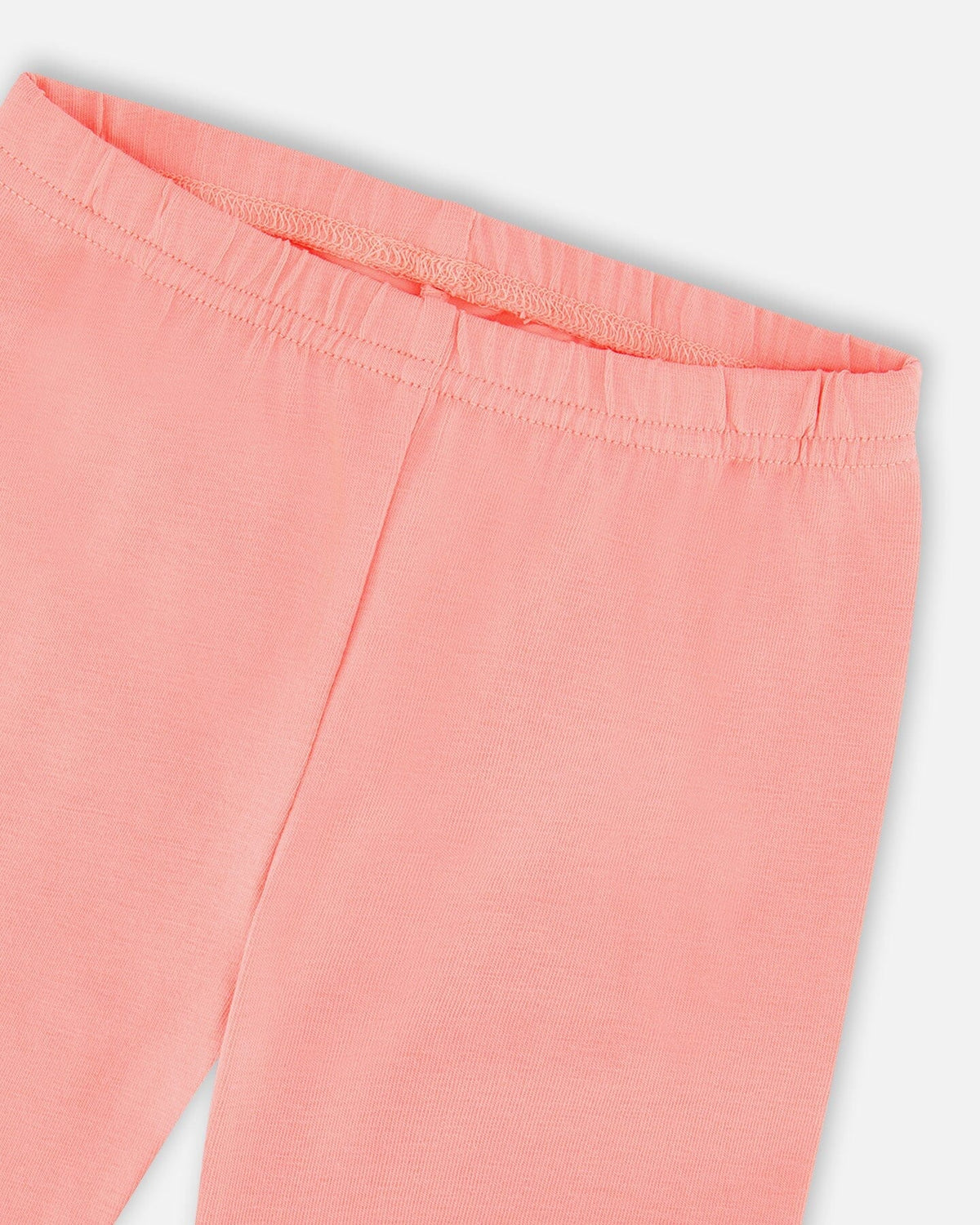 Deux par Deux coral gingham tunic and capri leggings set, view 6
