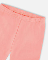 Deux par Deux coral gingham tunic and capri leggings set, view 6