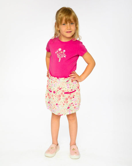 Organic Cotton Jersey T-Shirt Pink-1