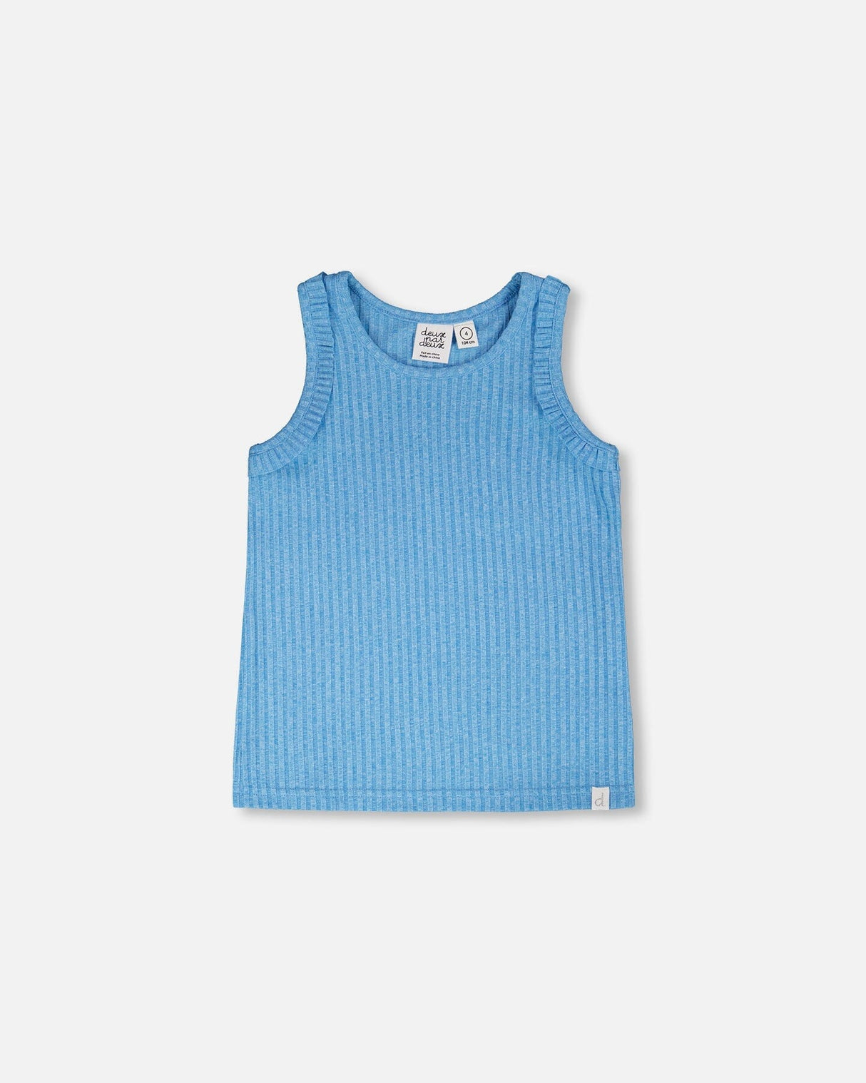 Rib Tank Top Blue-0