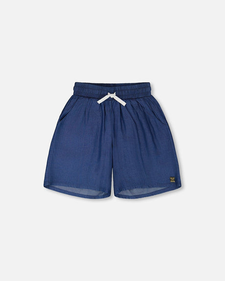 Blue Chambray Bermudas-0